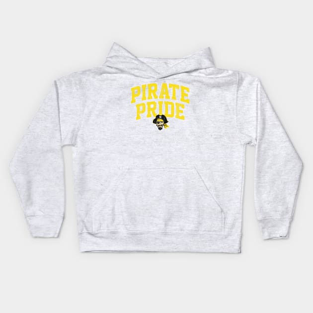 Pirate Pride Kids Hoodie by huckblade